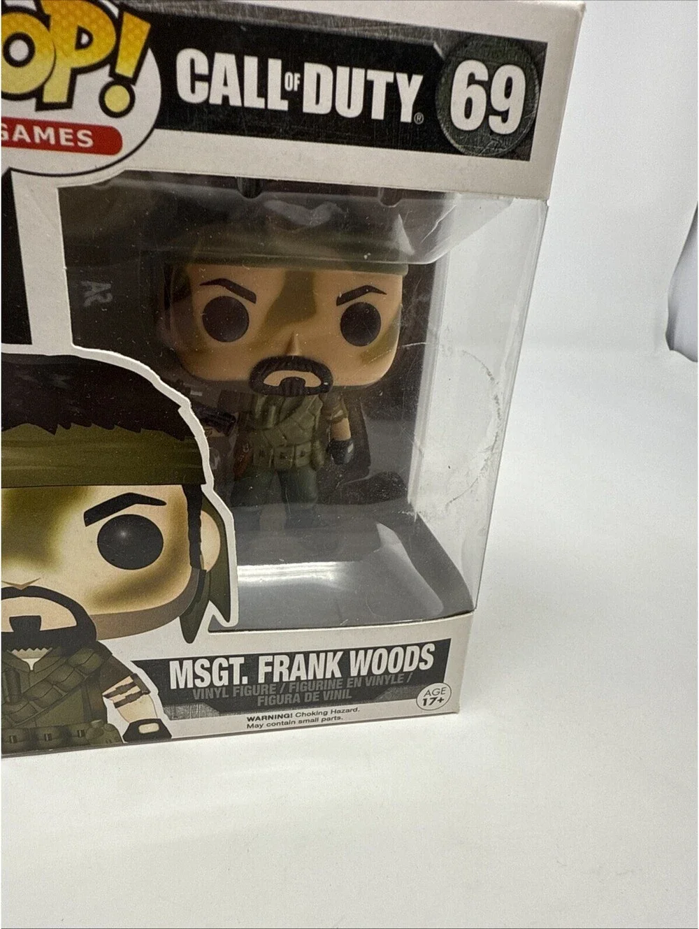 Funko Pop! Vinyl MSGT Frank Woods #69 GameStop Exclusive Call of Duty Vaulted